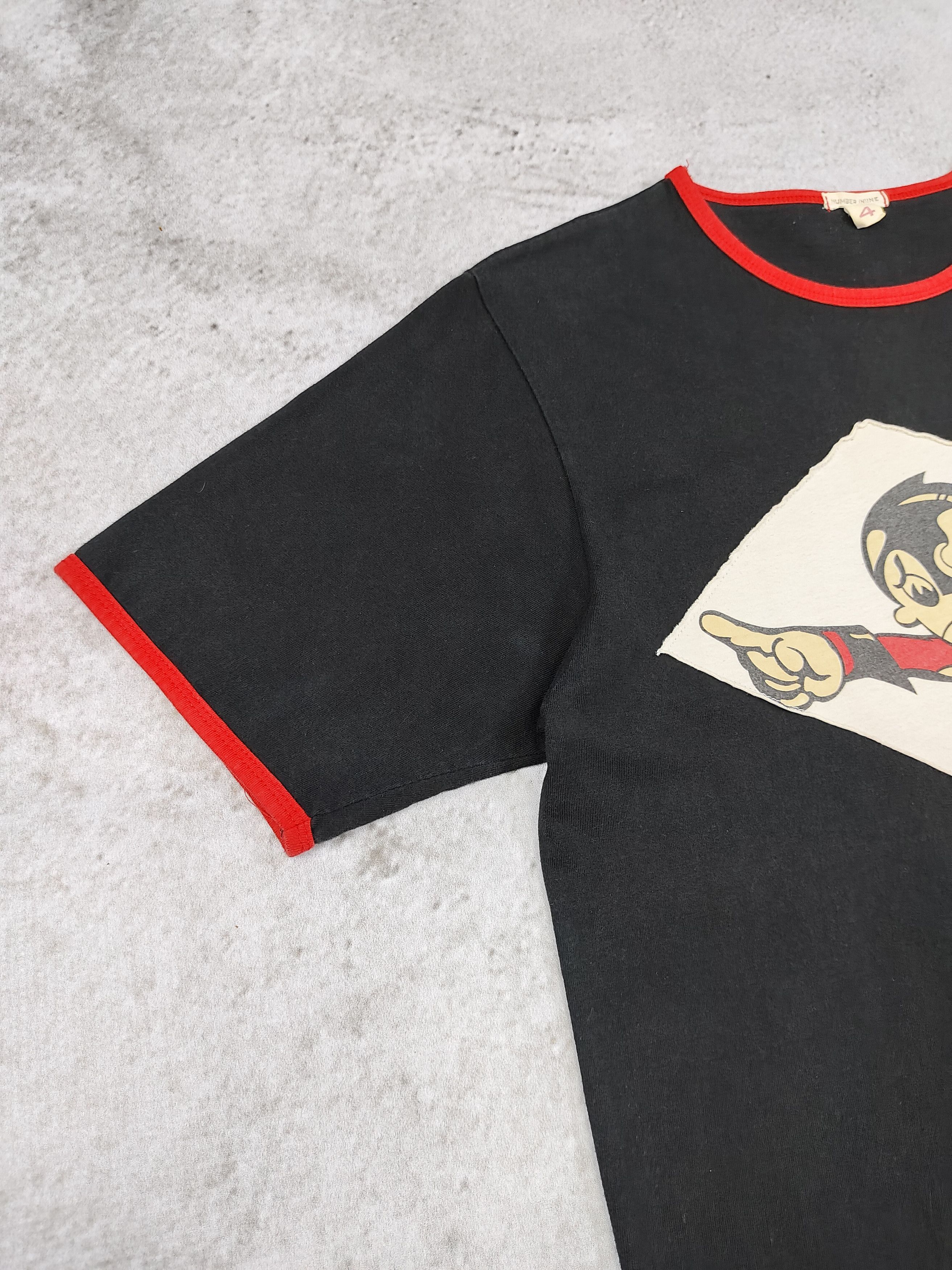 Number (N)ine 00s Number (N)ine- Comic Character Graphic Patch Ringer Tee Size US M / EU 48-50 / 2 - 3 Thumbnail