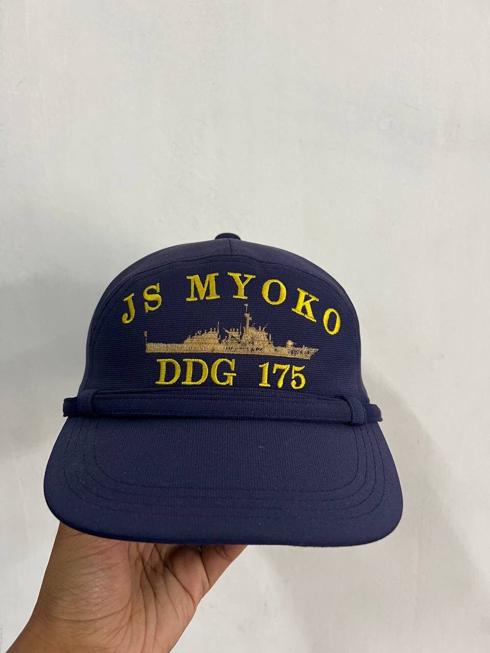 Vintage Vintage JS Myoko DDG 175 Indigo Smile Hat Size ONE SIZE - 2 Thumbnail