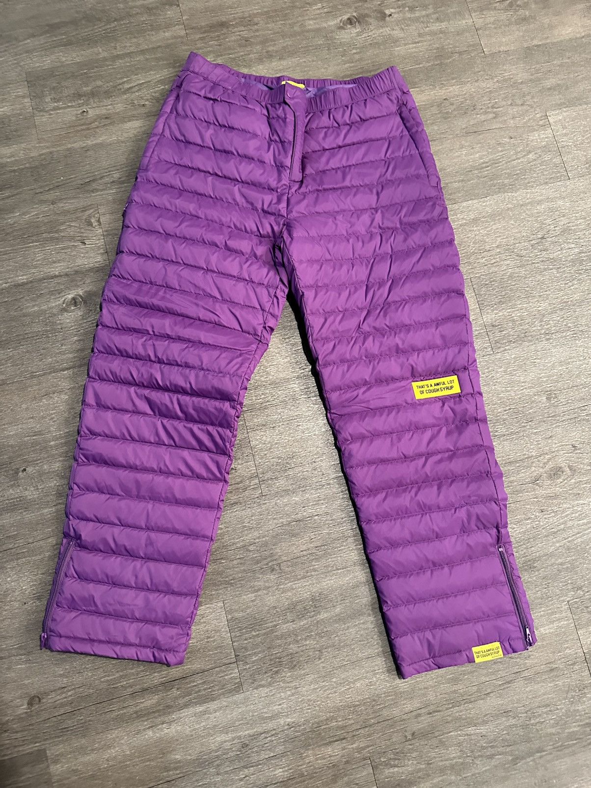 Awful Lot of Cough Syrup Awful lot of cough syrup puffer pants. Size US 34 / EU 50 - 1 Thumbnail