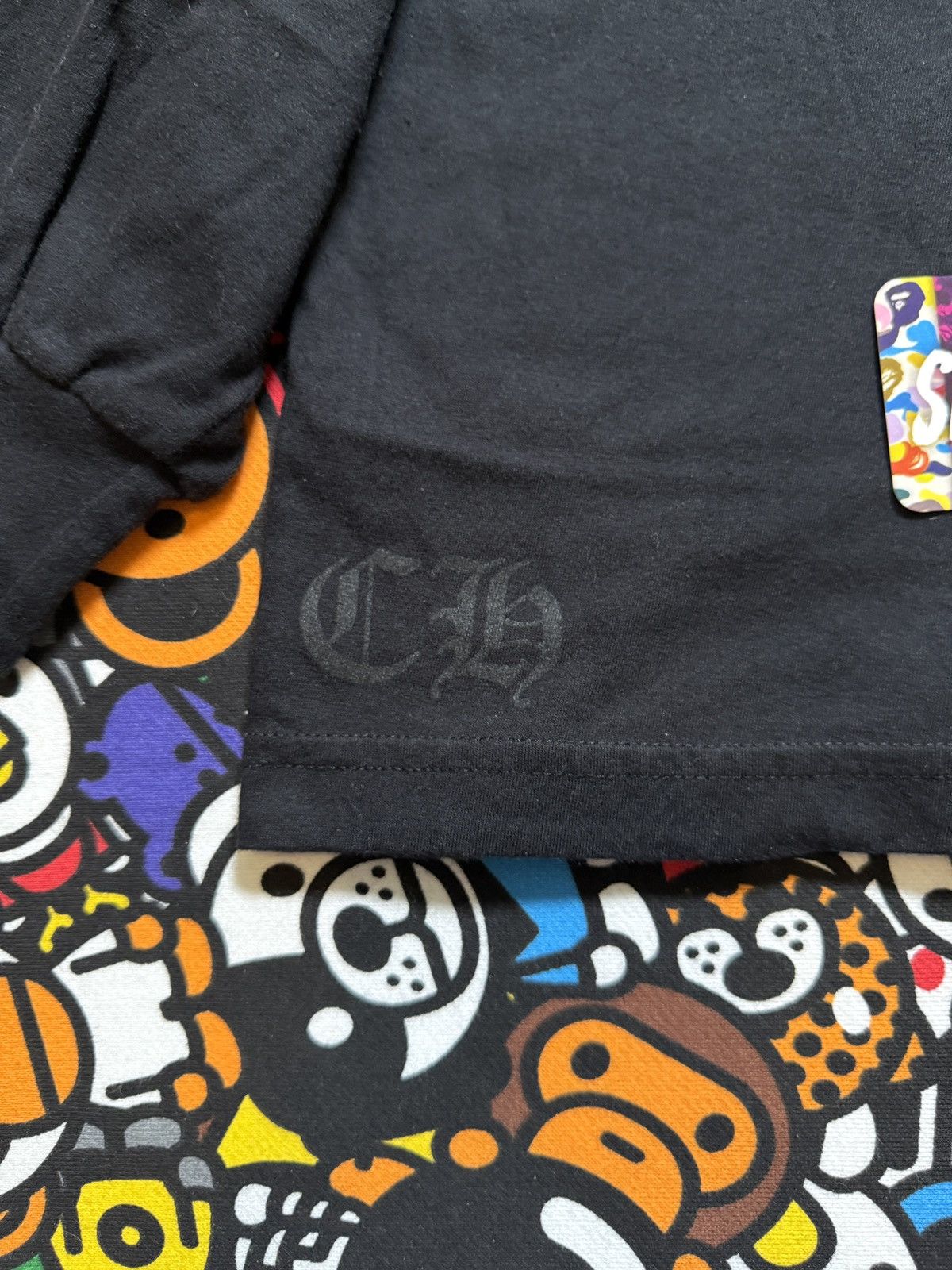 Chrome Hearts Chrome Hearts Black/Script Logo Long Sleeve Tee Size US XL / EU 56 / 4 - 8 Thumbnail