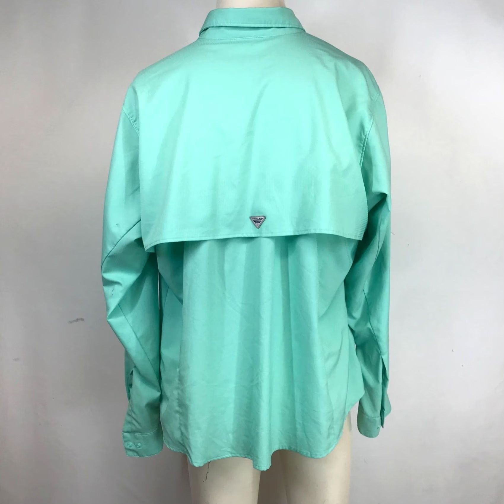 Vintage COLUMBIA GREEN LONG SLEEVE PFG SHIRT MENS 2X Size US XXL / EU 58 / 5 - 5 Thumbnail