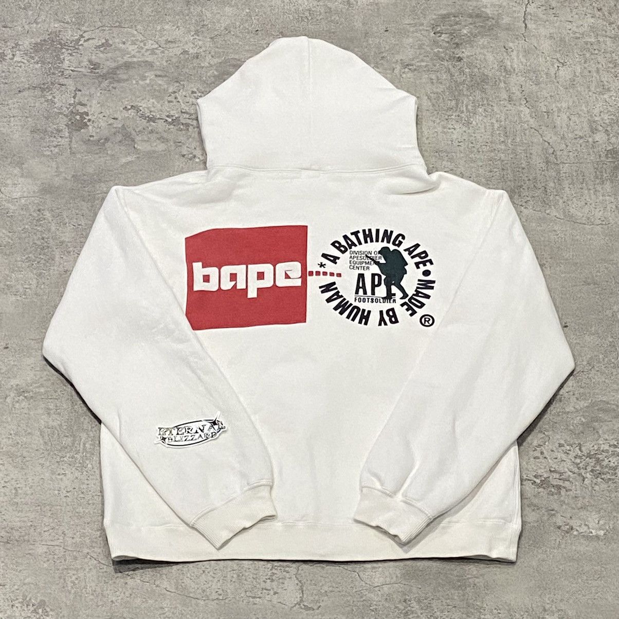 Bape Bape Waffle Back Logo Zip Hoodie Size US M / EU 48-50 / 2 - 1 Thumbnail
