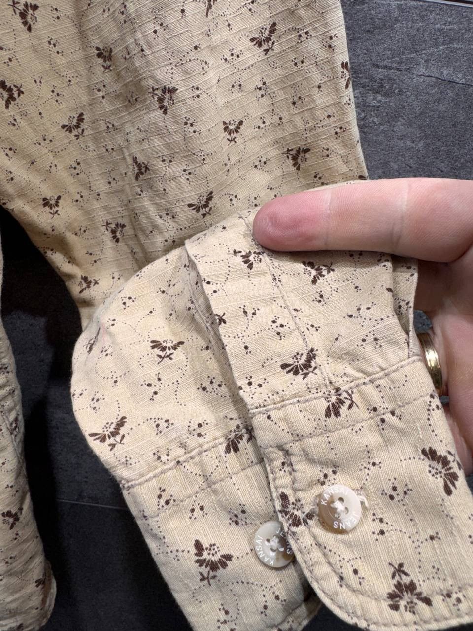 Kansai Yamamoto Kansai Jeans By Yamamoto Kansai Long Sleeve Button Up Shirt Size US M / EU 48-50 / 2 - 15 Thumbnail