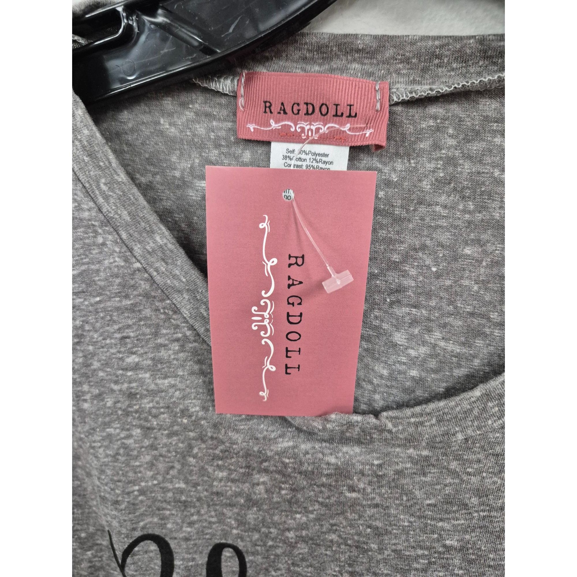 Other Maternity T-Shirt "Blessed" Slogan Short Sleeve Casual Fit L Size L / US 10 / IT 46 - 7 Thumbnail