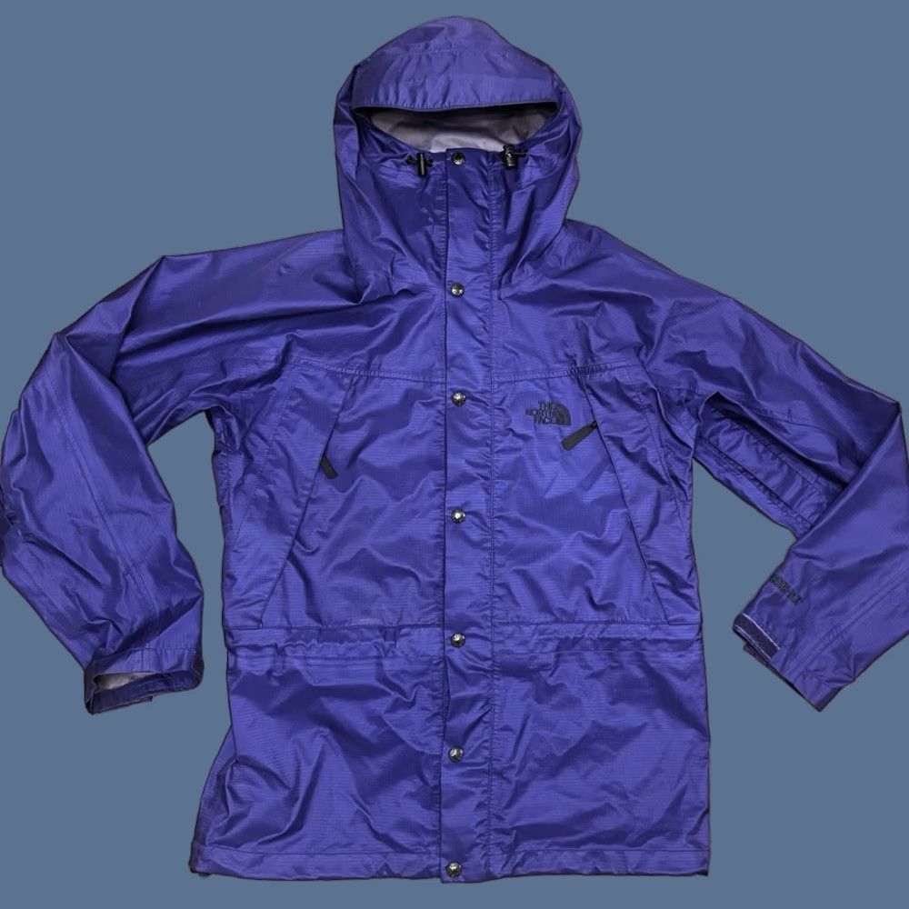 The North Face VINTAGE The North Face Gore-Tex Mountain Shell Jacket Mens S Purple Windproof Waterproof 90s Outdoor Parka Size US S / EU 44-46 / 1 - 1 Thumbnail