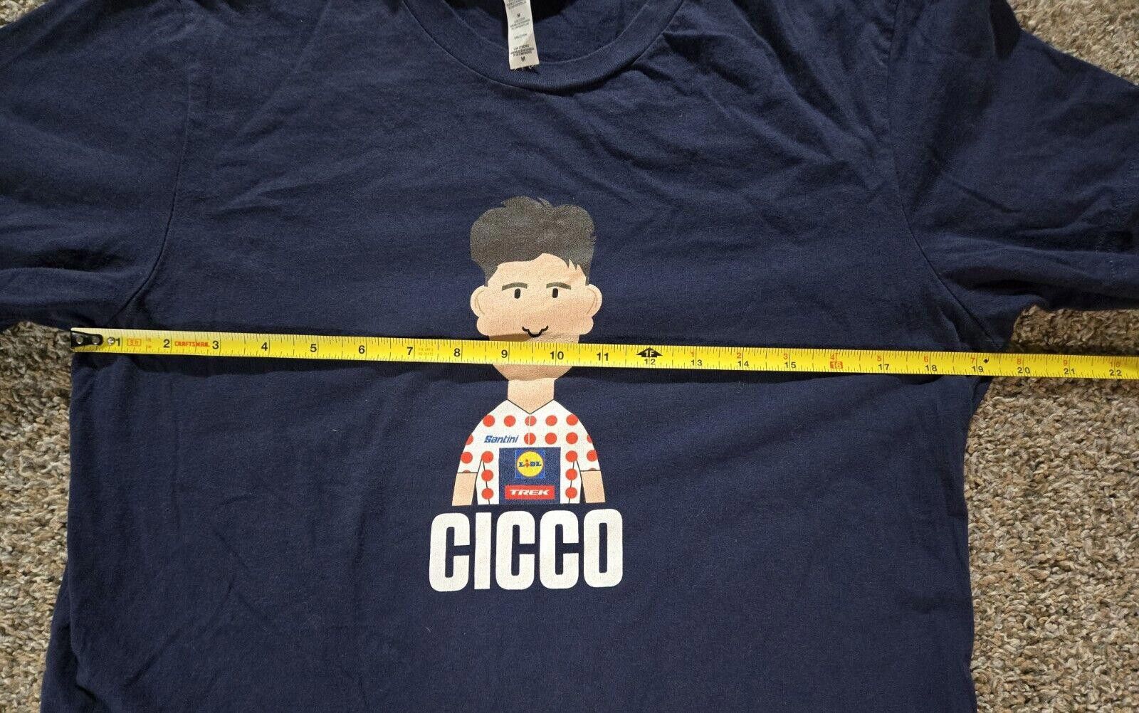 Designer Bontrager TREK SRAM "Cicco" Italian Bicyclist Tshirt Sz Med Size US M / EU 48-50 / 2 - 2 Thumbnail