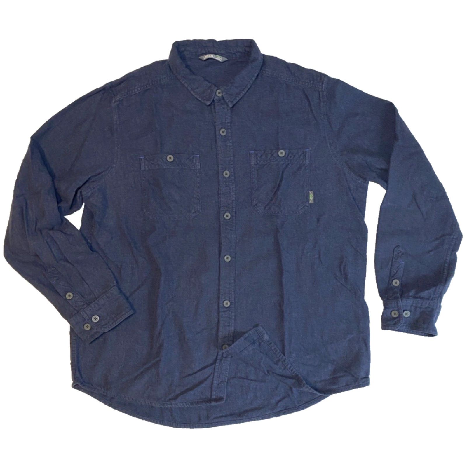 Vintage Stio Miter Lightweight Flannel Shirt XL Cotton Blue Men’s Shirt Size US XL / EU 56 / 4 - 2 Thumbnail