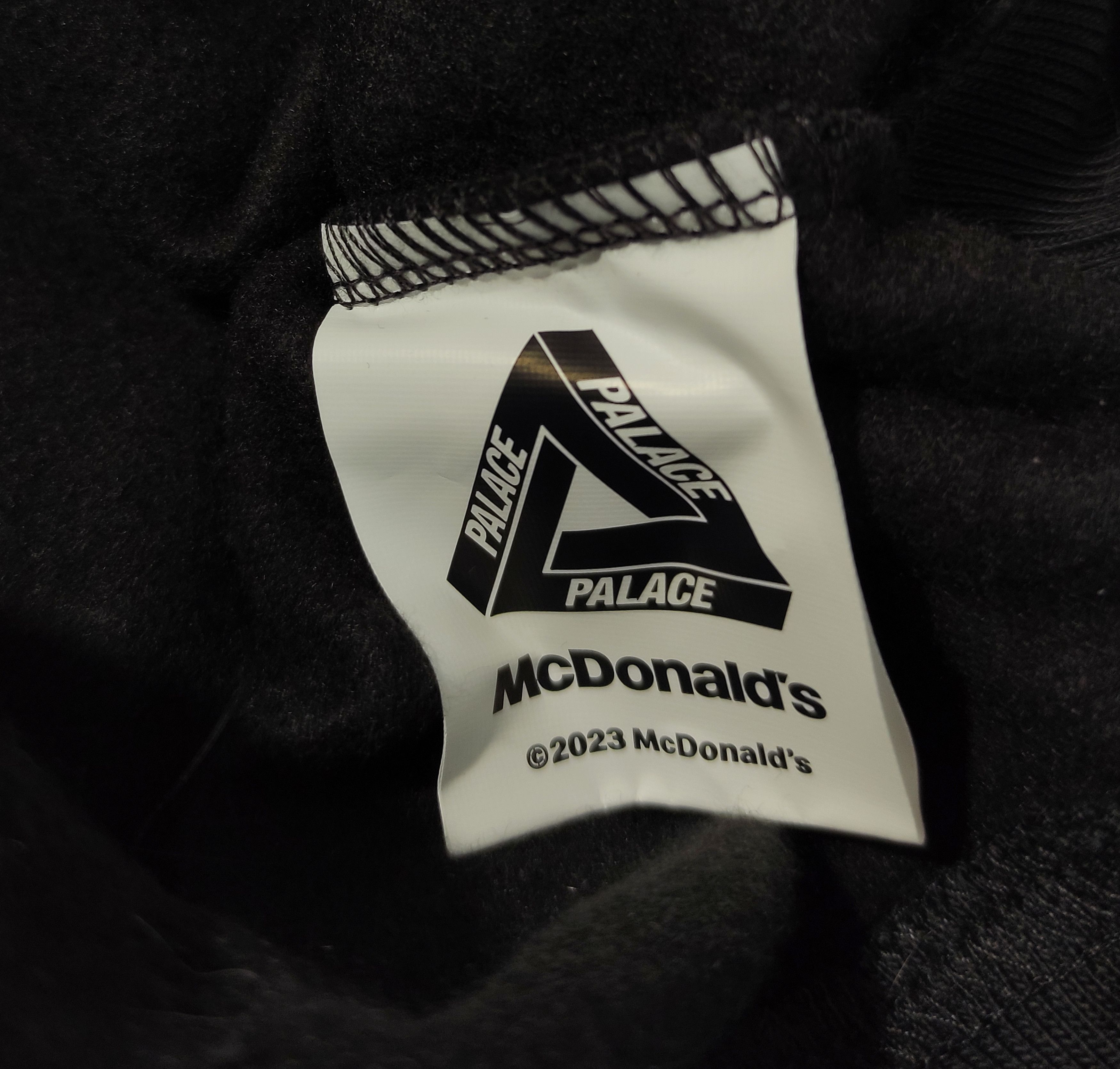 Palace Palace X McDonald's LOGO HOOD BLACK SIZE S Size US S / EU 44-46 / 1 - 8 Thumbnail