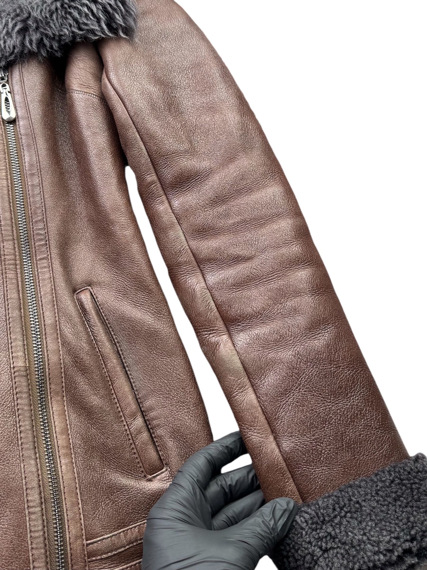Japanese Brand Real Sheepskin Coat From The 90's(V130) Size S / US 4 / IT 40 - 4 Thumbnail