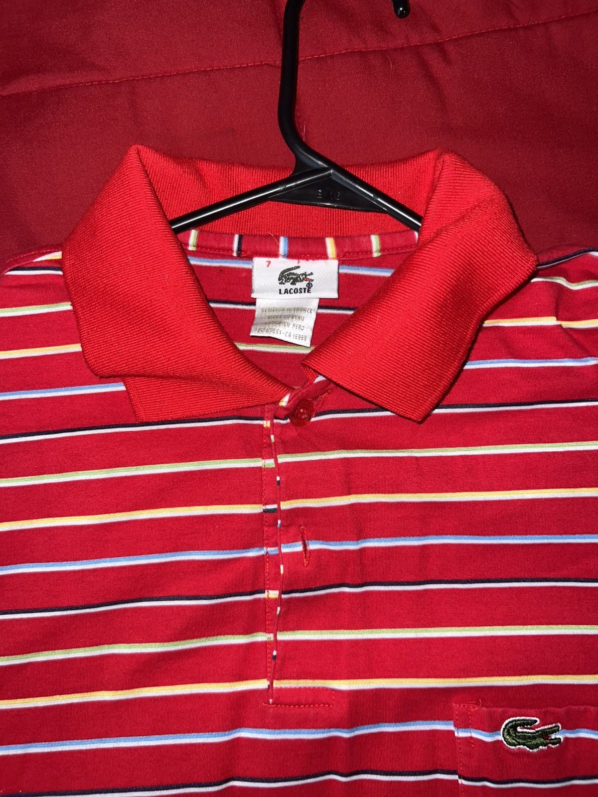 Lacoste Lacoste Button Shirt Size US L / EU 52-54 / 3 - 3 Thumbnail