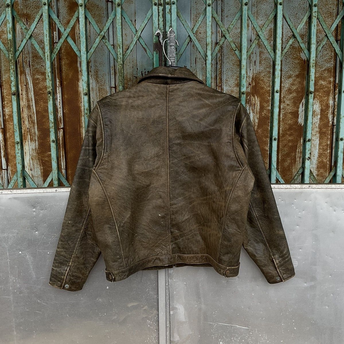 Genuine Leather × Japanese Brand Park Miller leather jaeket y2k Size US M / EU 48-50 / 2 - 3 Thumbnail