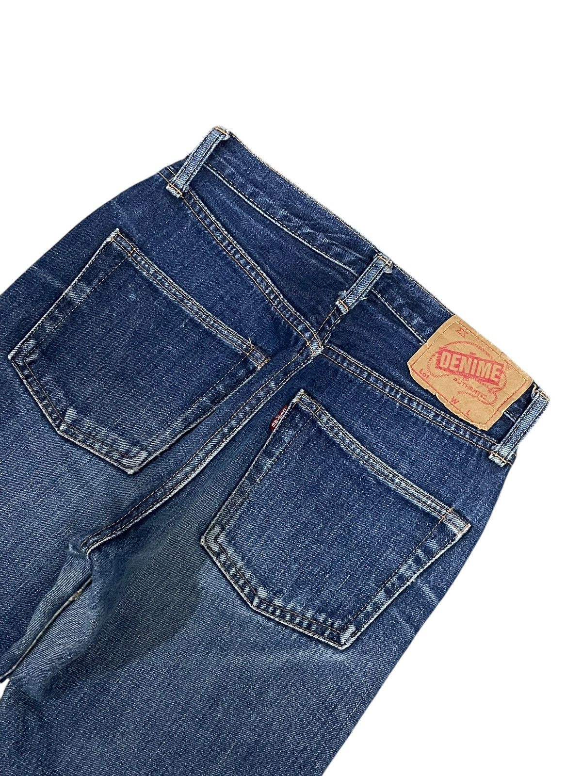 Denime Vintage Denime Japan Selvedge Button Fly Blue Wash Jeans Size US 27 - 7 Thumbnail