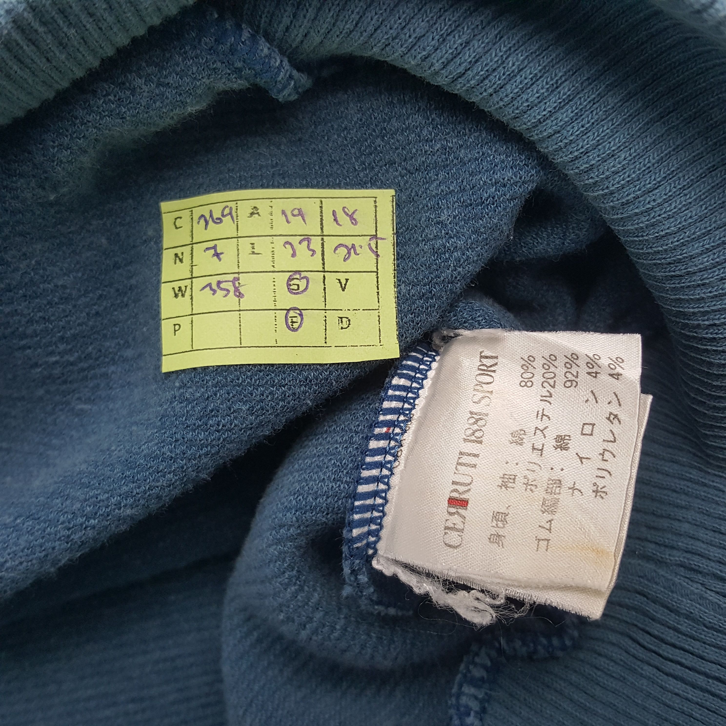 Cerruti 1881 × Vintage Vintage Cerruti Sport 1881 Luxury Brand Sweatshirt Size US S / EU 44-46 / 1 - 7 Thumbnail