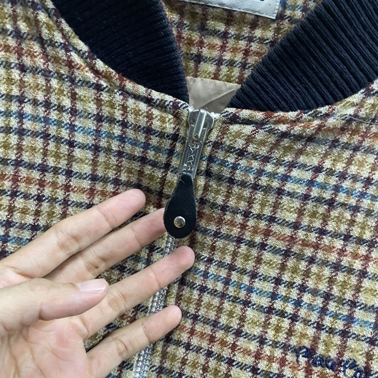 Pierre Cardin Pierre Cardin houndstooth bomber jacket in wool tweed Size US S / EU 44-46 / 1 - 11 Thumbnail