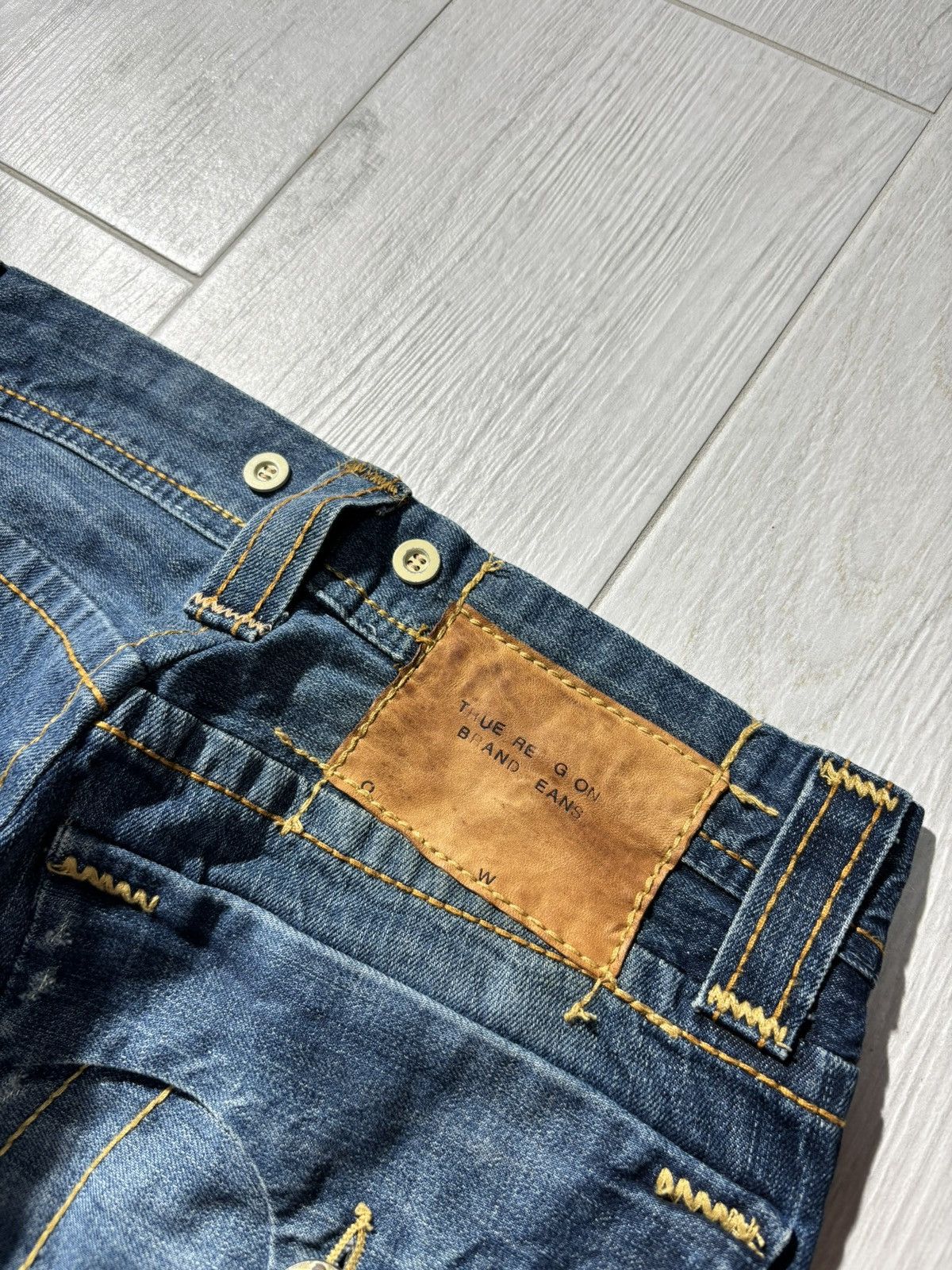 True Religion Y2K True Religion Jeans Denim Distressed USA Chief Keef Size US 29 - 5 Thumbnail