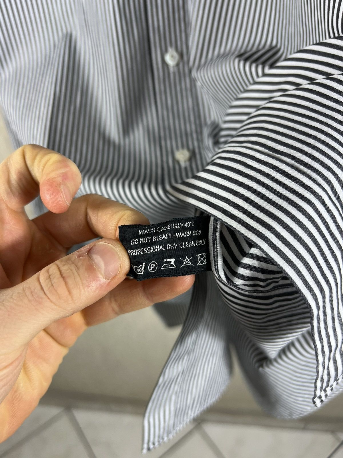 Tom Ford Tom Ford striped casual shirt with french cuff luxury cuffs Size US L / EU 52-54 / 3 - 20 Thumbnail