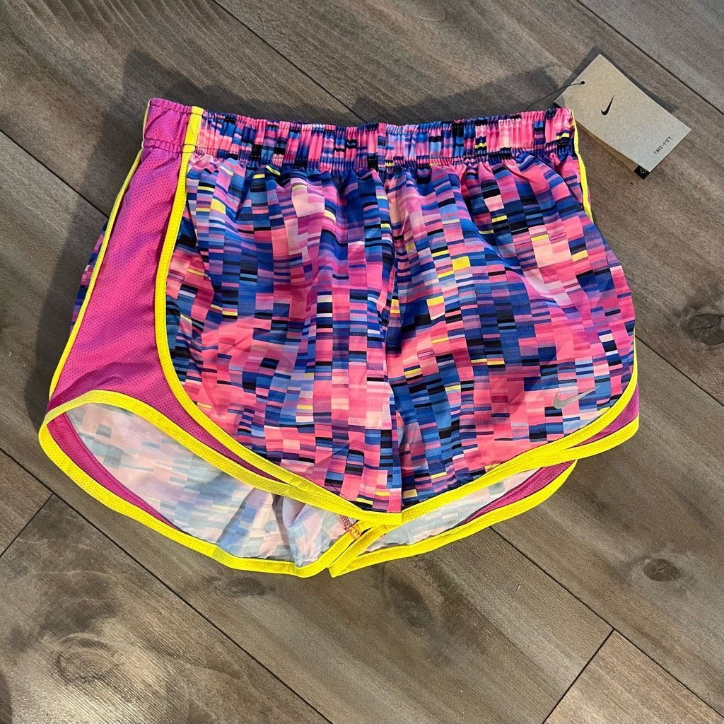 Nike Nike Pink Pattern Athletic Workout Shorts Women Small Bin B- Size 26" / US 2 / IT 38 - 1 Thumbnail