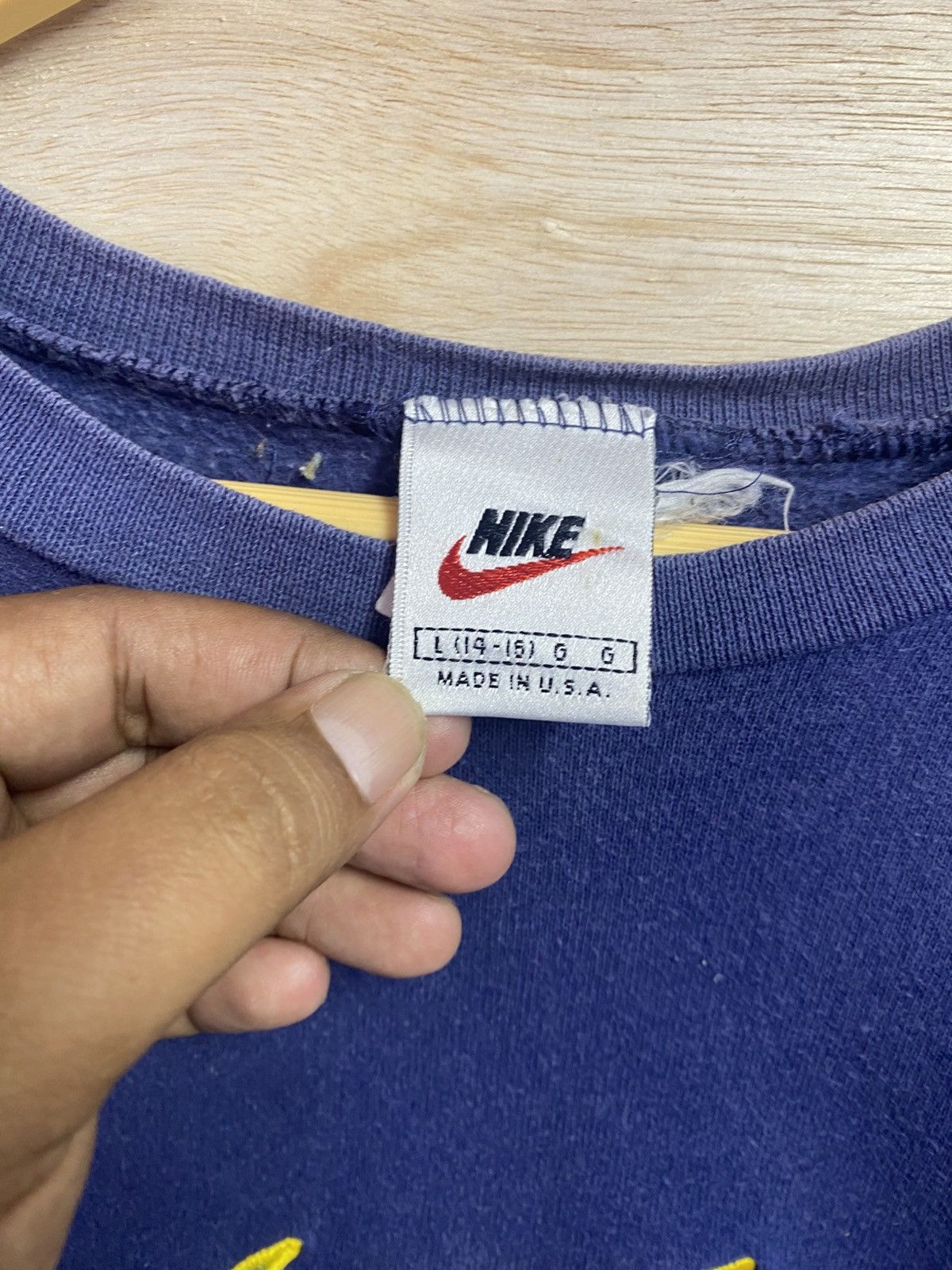 Nike vintage 90s Nike crewneck sweatshirt Size US XL / EU 56 / 4 - 3 Thumbnail