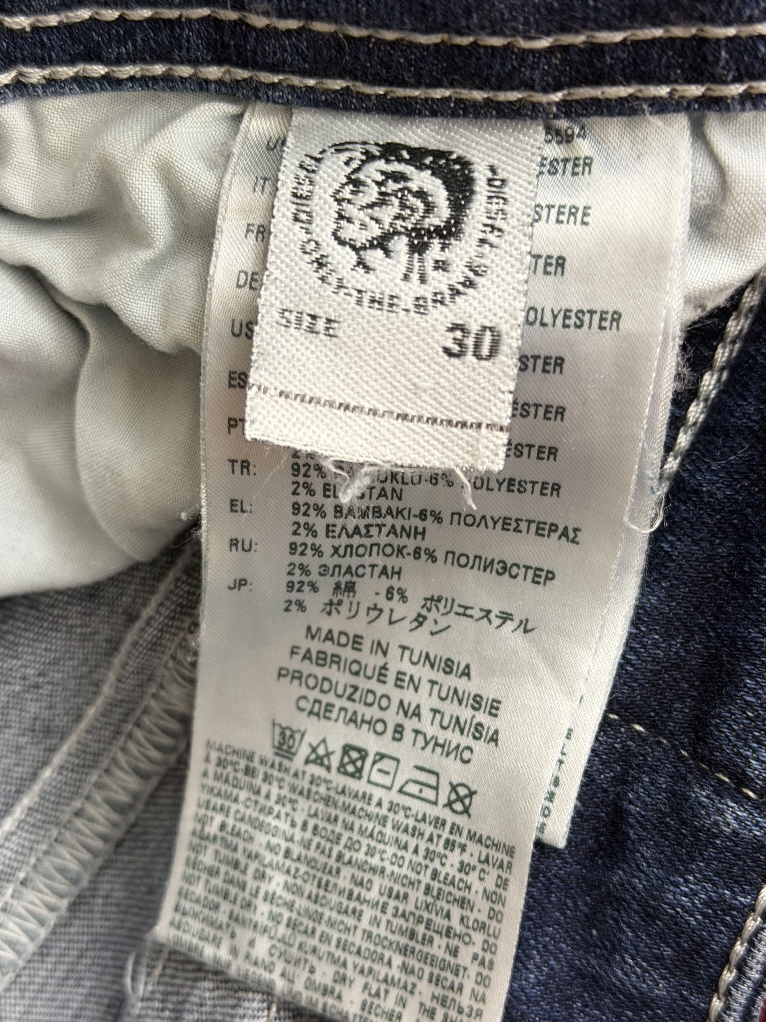 Diesel Diesel Belther Blue Jeans W30 Regular Tapered Size US 30 / EU 46 - 22 Thumbnail