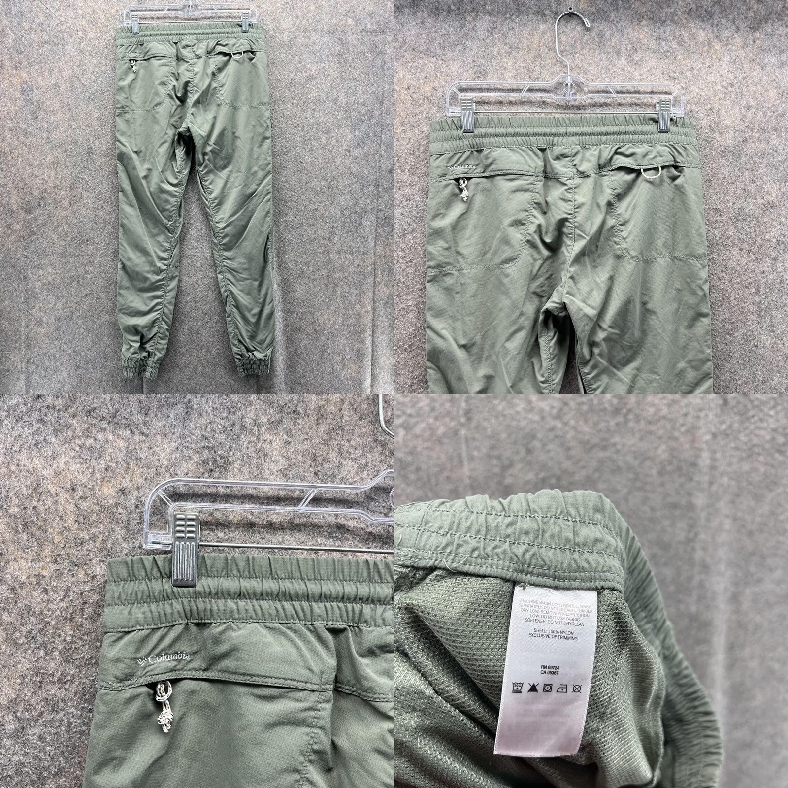 Vintage Columbia Sweatpants Women Small Green Jogger Regular Inseam 27 in Nylon Pockets Casual Athletic Vintage: No Size 28" / US 6 / IT 42 - 8 Thumbnail