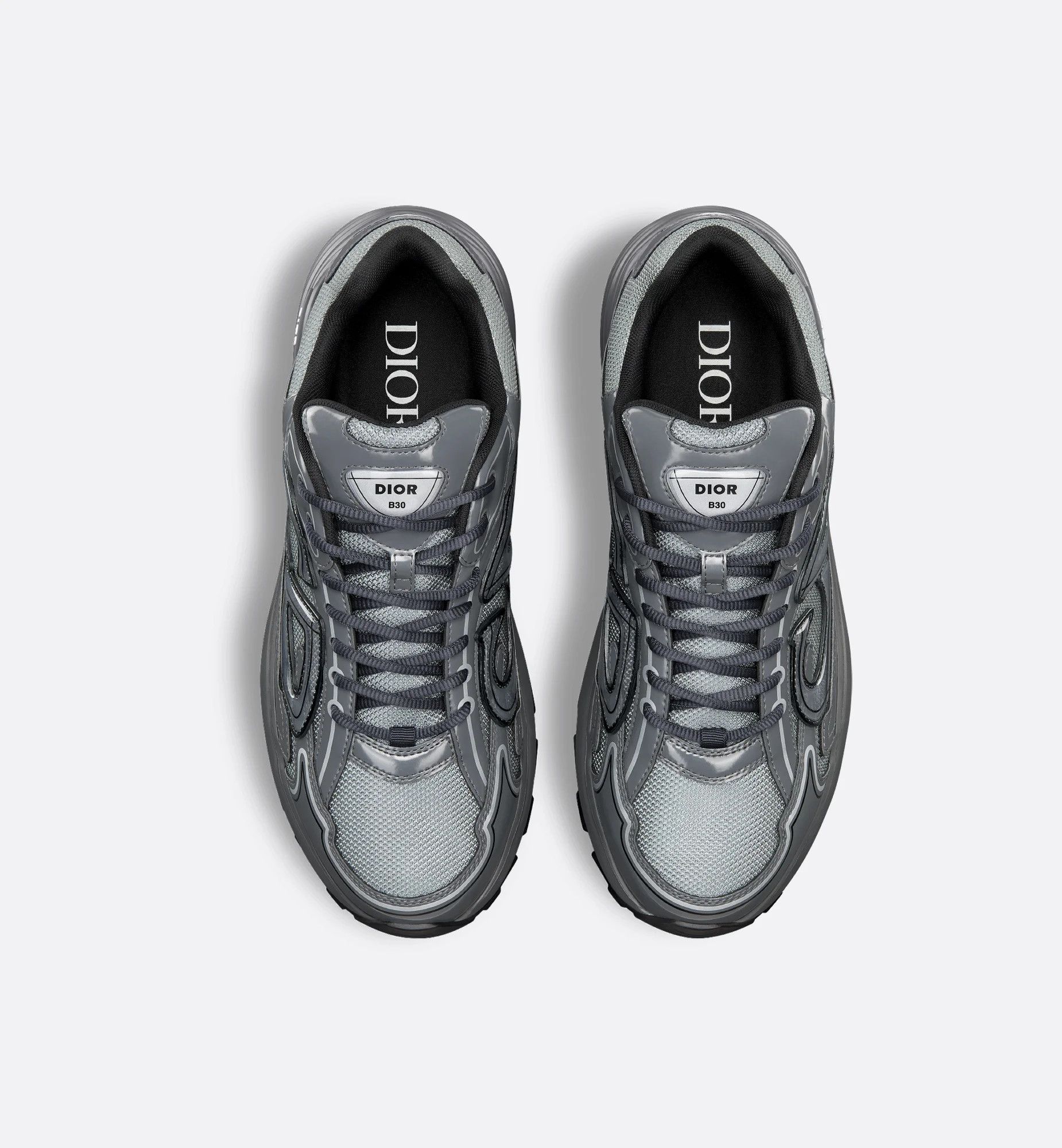 Dior os11x1225 B30 Low-Top Sneakers in Grey Size US 12 / EU 45 - 6 Thumbnail