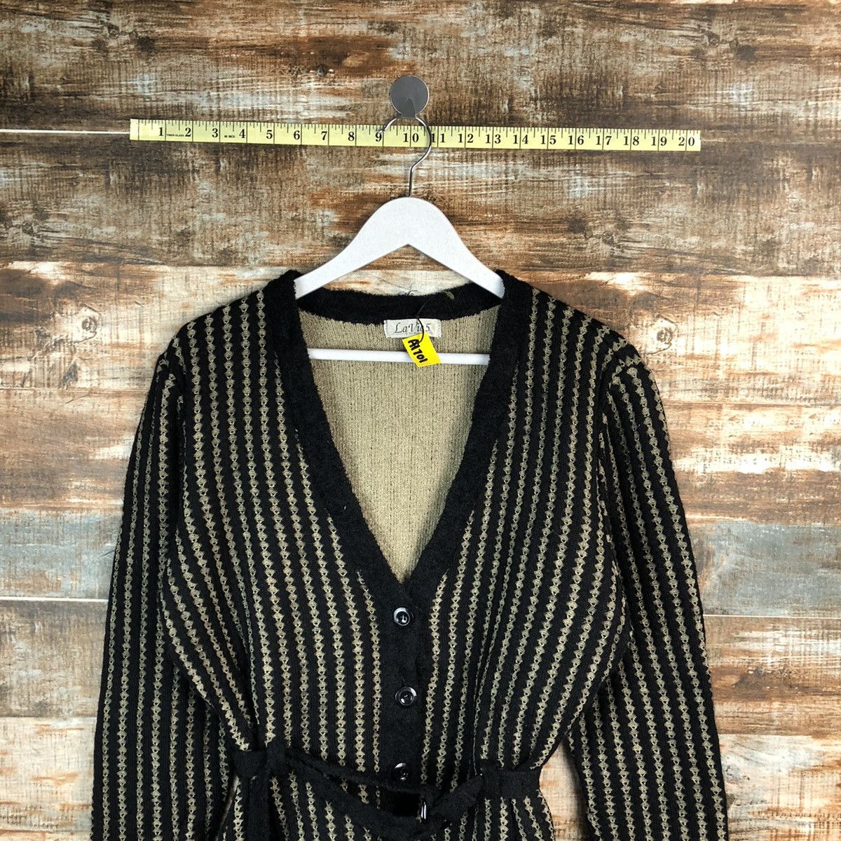 Homespun Knitwear × Japanese Brand La Vies Black Cardigan Knitwear #A1701 Size M / US 6-8 / IT 42-44 - 2 Thumbnail