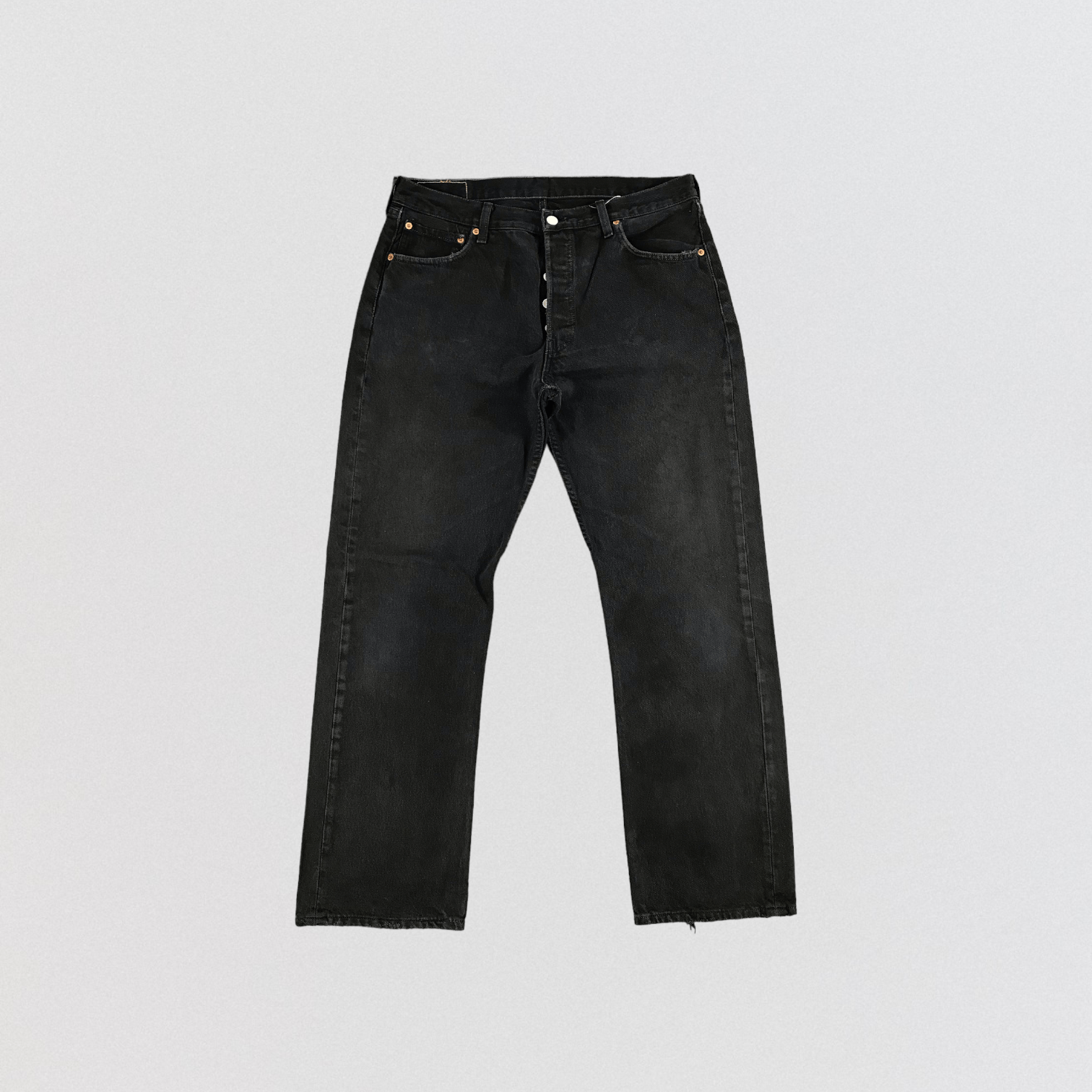 Levi's × Vintage Vintage 90s Distress Levis 501 Jeans-JM1515 Size US 36 / EU 52 - 1 Thumbnail