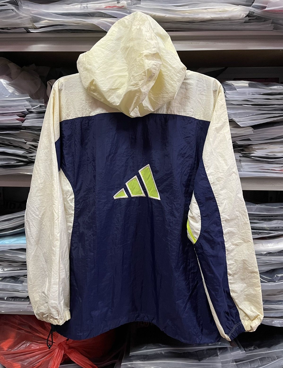 Adidas Vintage 90s Adidas Anorak Very Rare🔥🔥🔥 Size US L / EU 52-54 / 3 - 3 Thumbnail