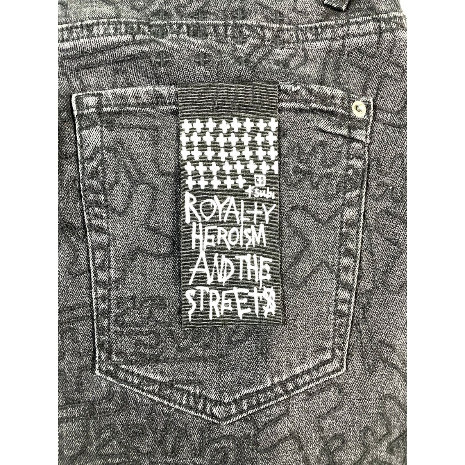 Ksubi Ksubi "All Over Logo" Black Jeans Size US 38 / EU 54 - 7 Thumbnail