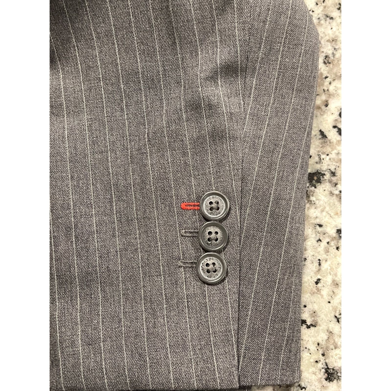 Brooks Brothers Brooks Brothers Red Fleece Blazer Wool Jacket Tollegno 1900 Gray Striped Sz 6 Women Regular Short Plaid Button Size M / US 6-8 / IT 42-44 - 7 Thumbnail