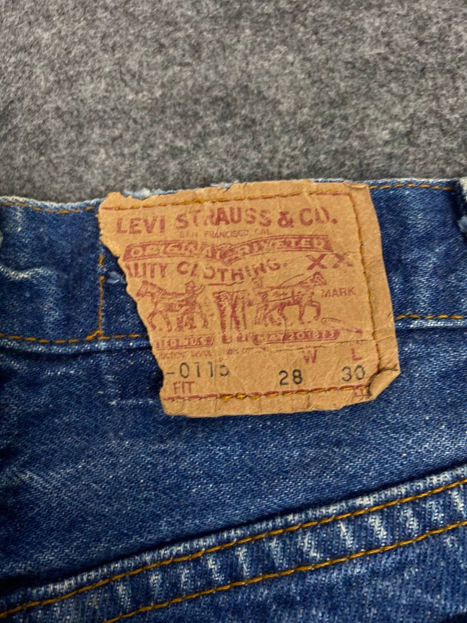 Levi's vintage levis 701 student fit button fly denim Size US 29 - 5 Thumbnail