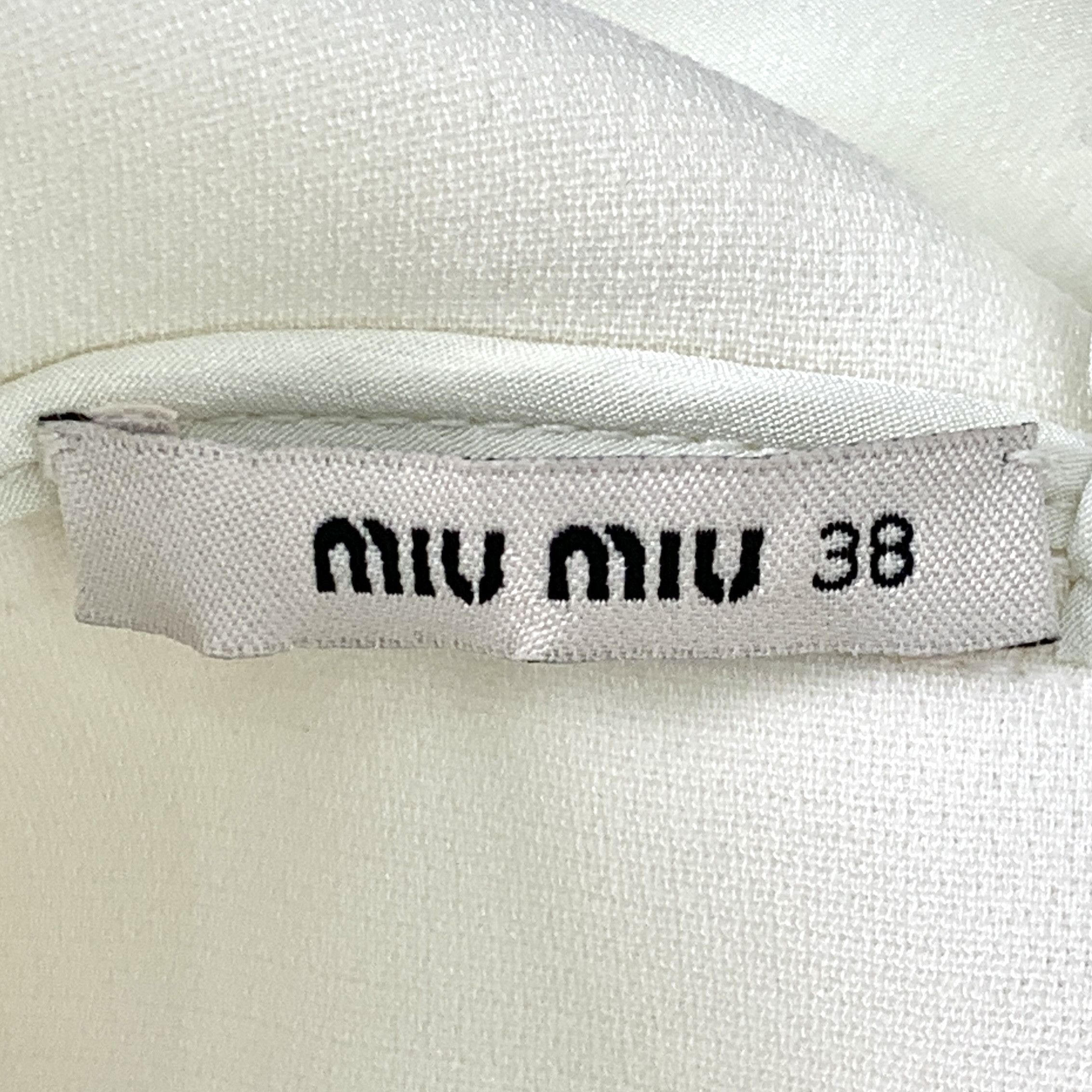 Miu Miu MiuMiu white dress size 38 Size XS / US 0-2 / IT 36-38 - 6 Thumbnail