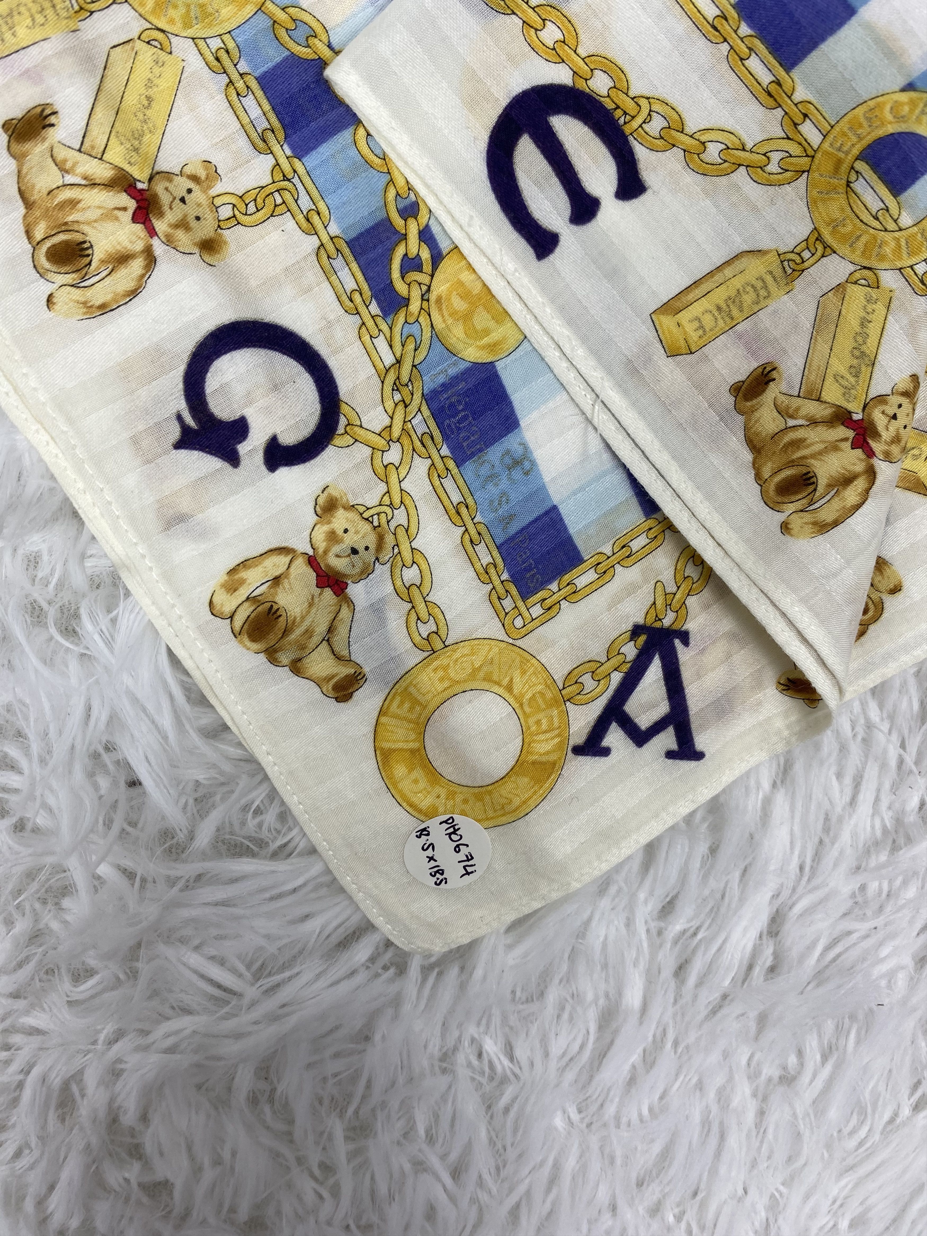 Vintage Vintage Elegance Paris Handkerchief Neckerchief PH0674 Size ONE SIZE - 2 Thumbnail