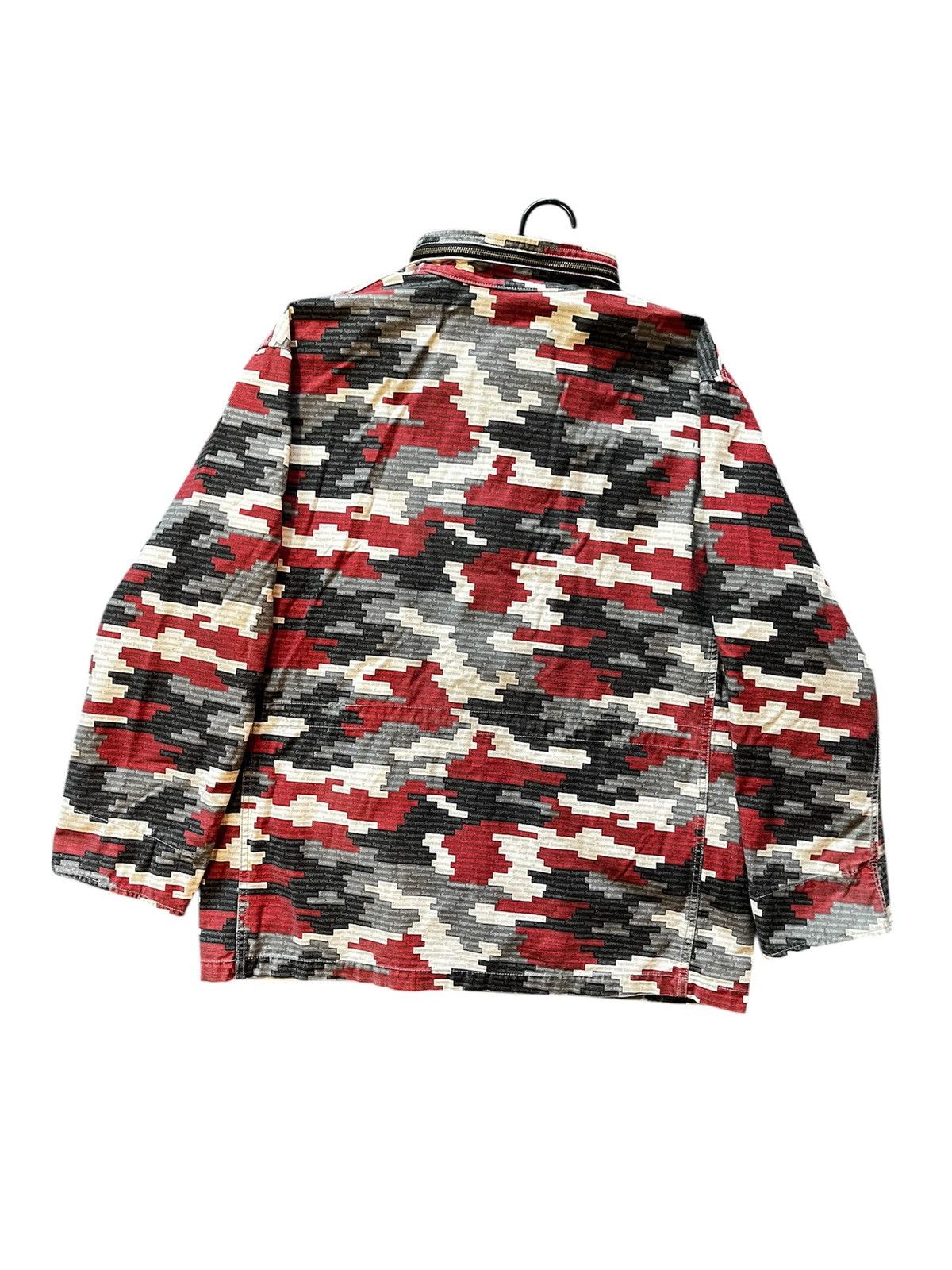 Supreme S/S21 Supreme Logo Camo M-65 Jacket ‘Red’ Size US L / EU 52-54 / 3 - 2 Thumbnail