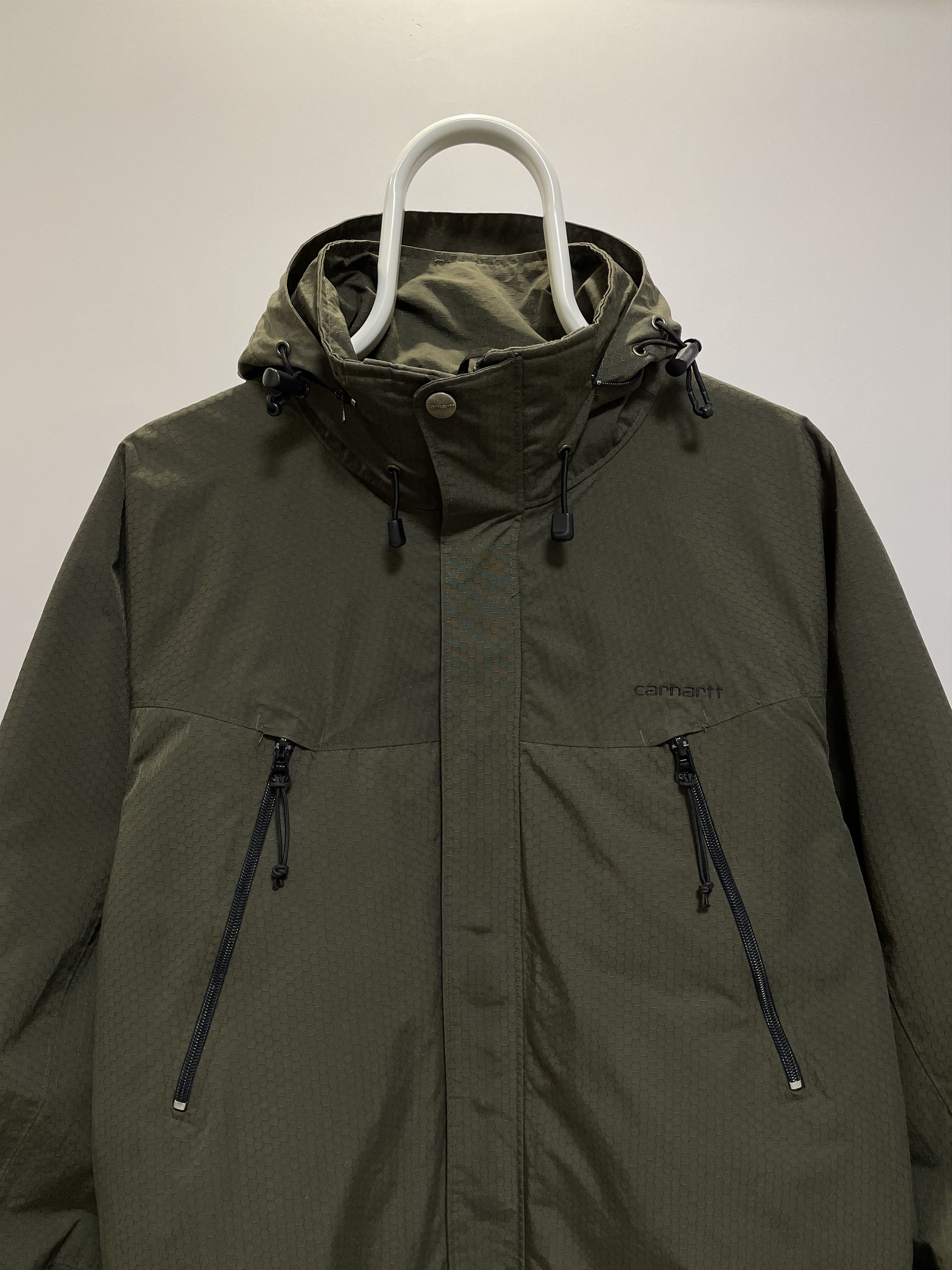 Carhartt Wip CARHARTT WIP Vintage Jacket Hooded Waterproof Rare Gorpcore Size US L / EU 52-54 / 3 - 6 Thumbnail