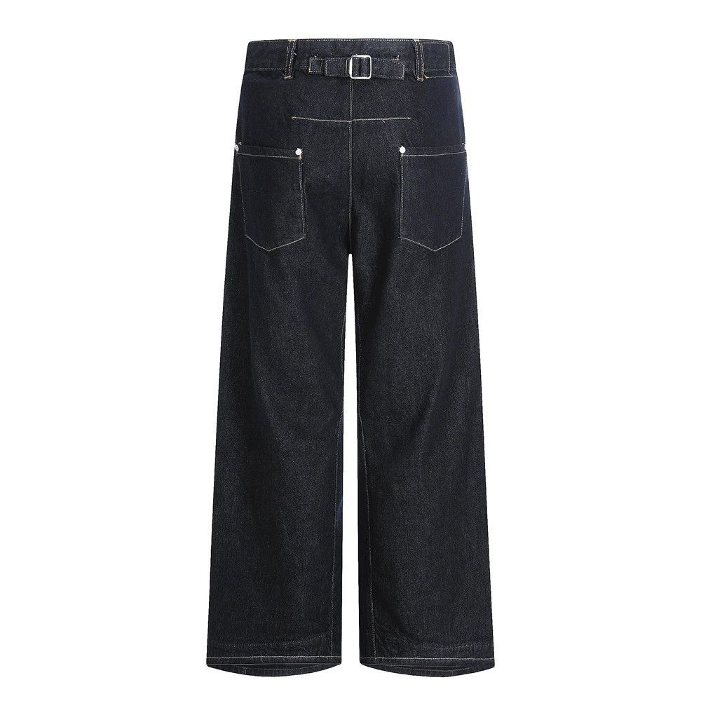 Jean Men's loose wide-leg straight American street trend jeans Size US 34 / EU 50 - 2 Thumbnail