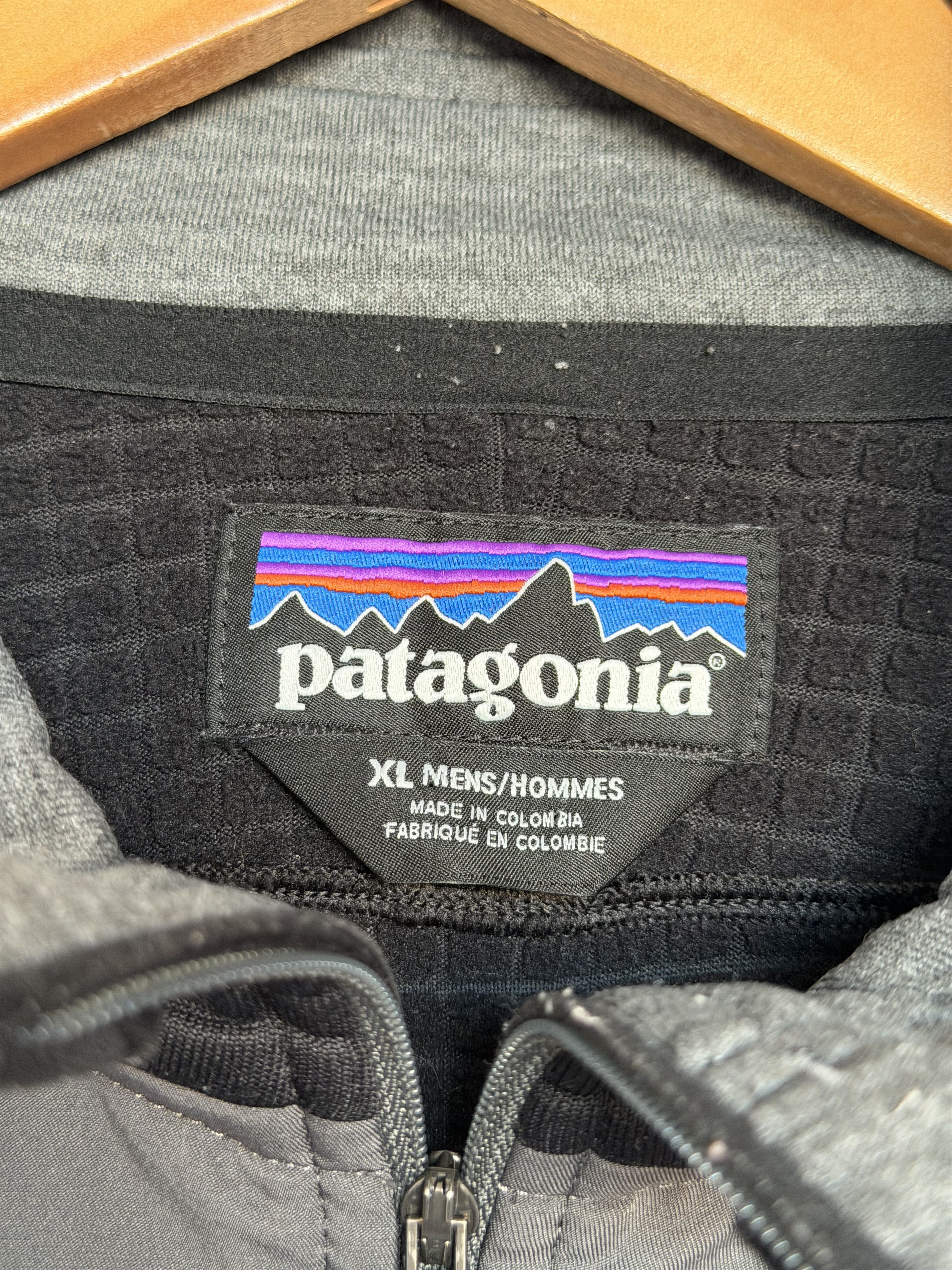 Patagonia Patagonia Polartec Power Dry Pullover Jacket Grey Black XL Size US XL / EU 56 / 4 - 2 Thumbnail