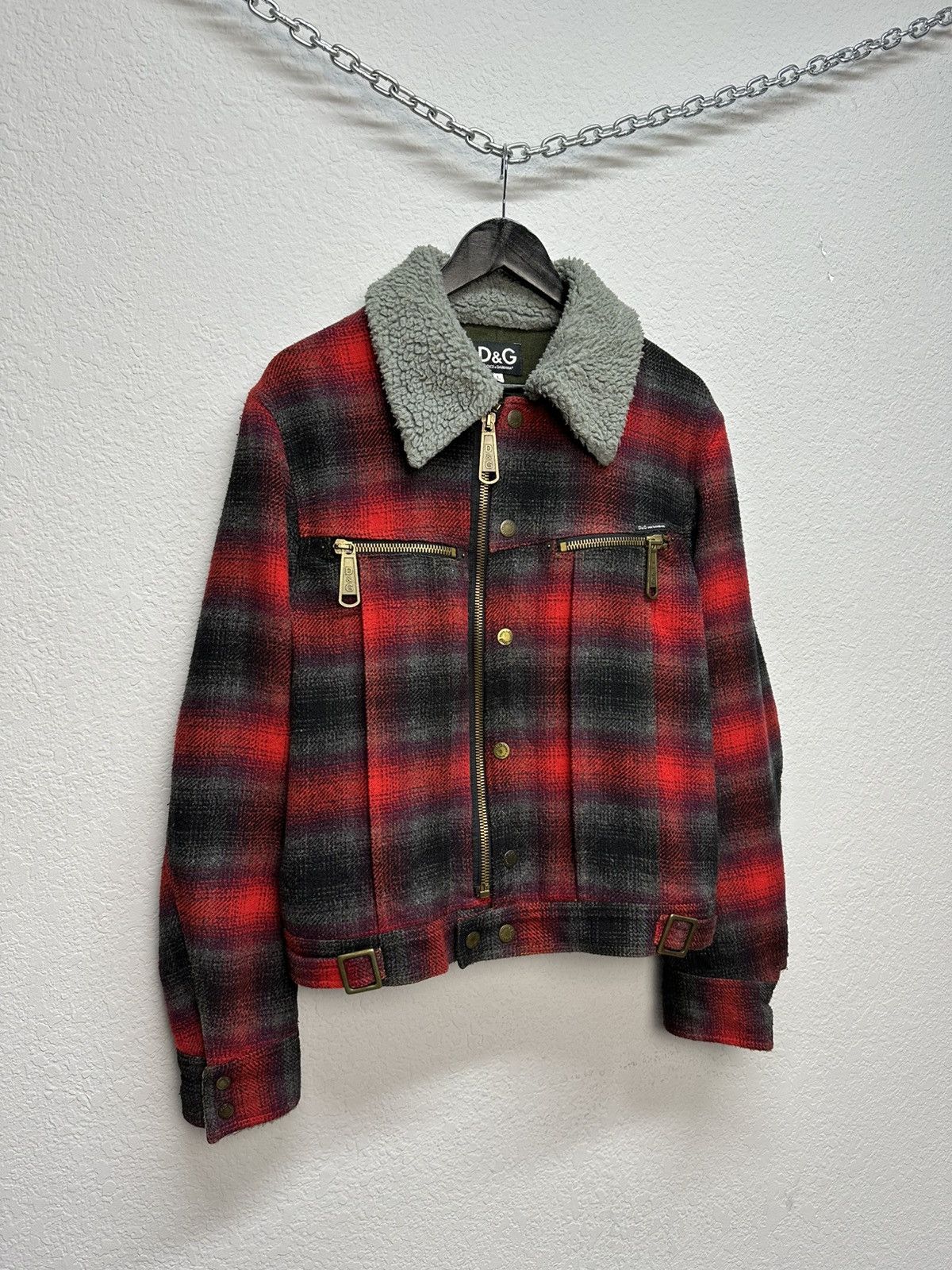 Dolce & Gabbana Vintage Dolce & Gabbana Archival Wool Jacket Checked Y2K Size US M / EU 48-50 / 2 - 5 Thumbnail