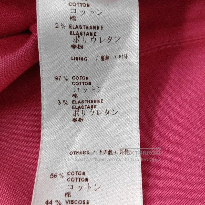 Louis Vuitton Louis Vuitton Pink Cotton Women's Trousers . Size 27" / US 4 / IT 40 - 3 Thumbnail
