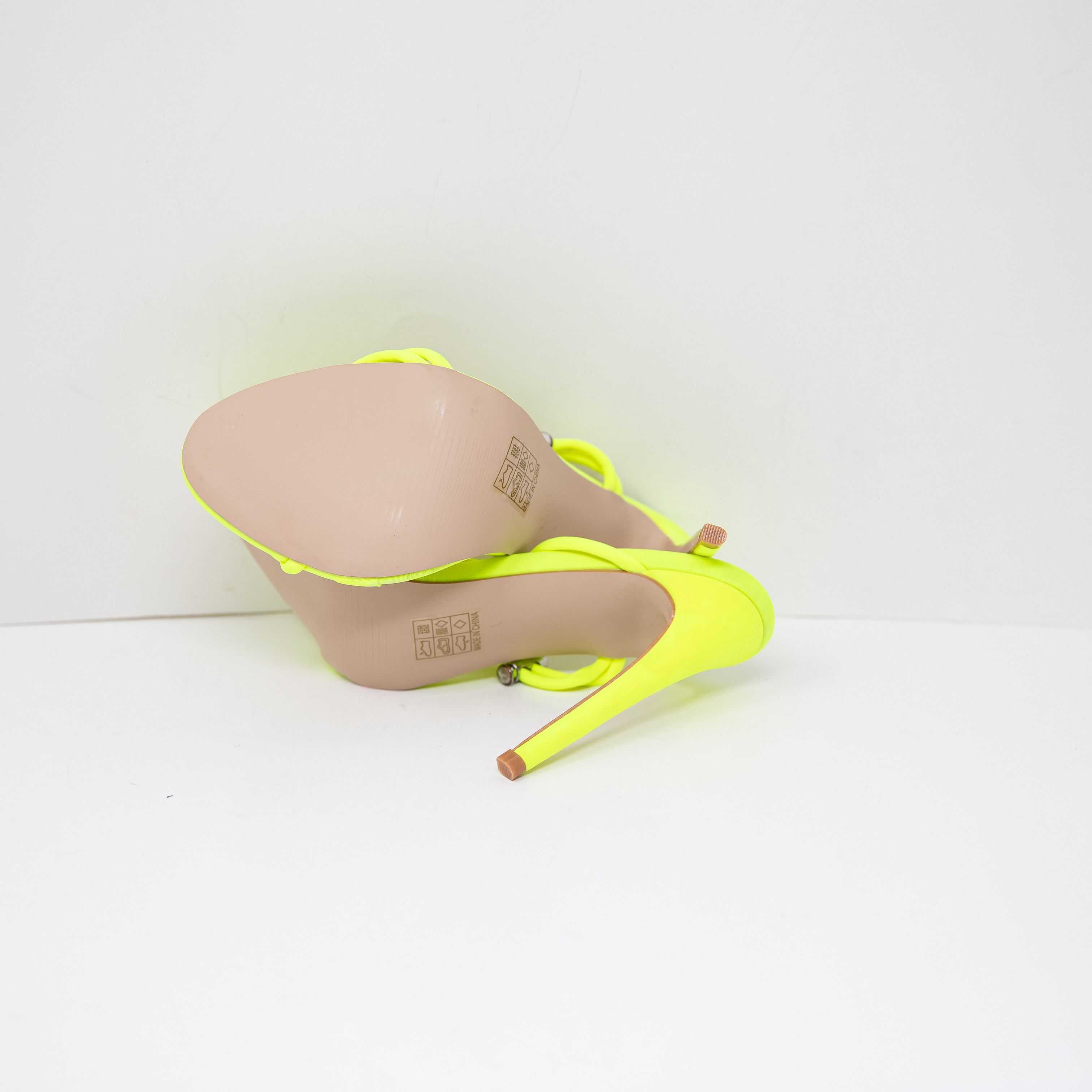 Other Simmi Cassie Neon Yellow Neoprene Open Size US 6 / IT 36 - 4 Thumbnail