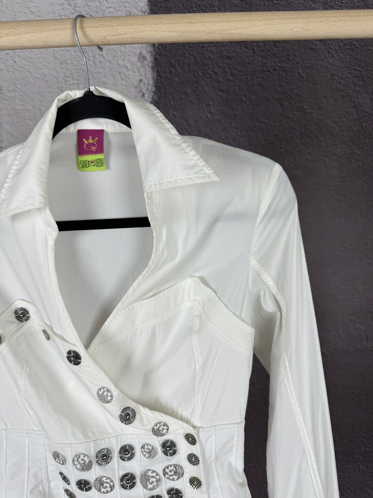 Other Save the Queen double breasted coins lightweight jacket Size S / US 4 / IT 40 - 4 Thumbnail