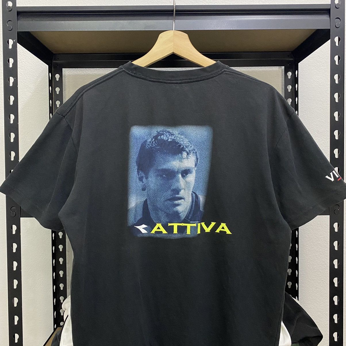 Diadora × Vintage Vintage Christian Averi Tshirt Diadora❗️ Size US M / EU 48-50 / 2 - 2 Thumbnail