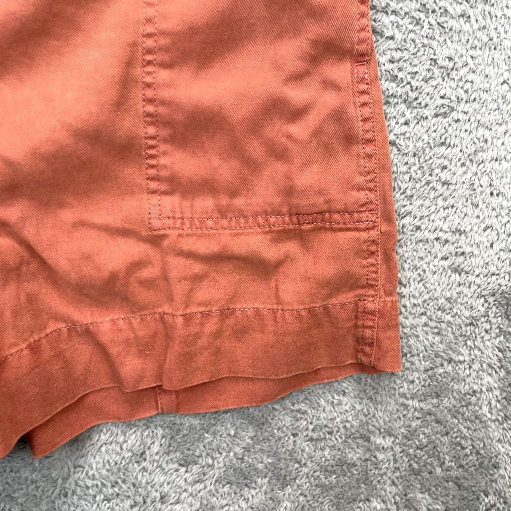 Banana Republic Banana Republic Shorts Womens XS Orange Rust High Rise Casual Cotton Preppy Sailor Pockets 4in Inseam Summer Spring Mens/Womens? Size 26" / US 2 / IT 38 - 2 Thumbnail