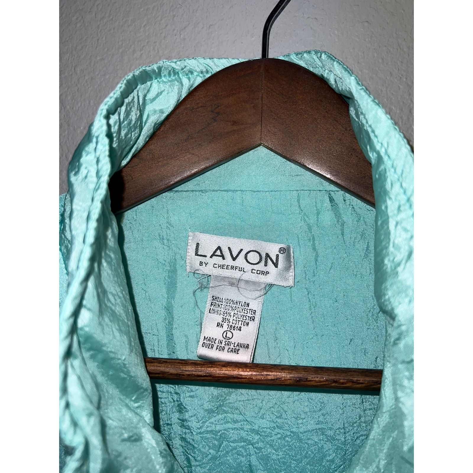 Vintage Vintage Womens Lavon Windbreaker Shells Shell Full Zip VTG L Size L / US 10 / IT 46 - 7 Thumbnail