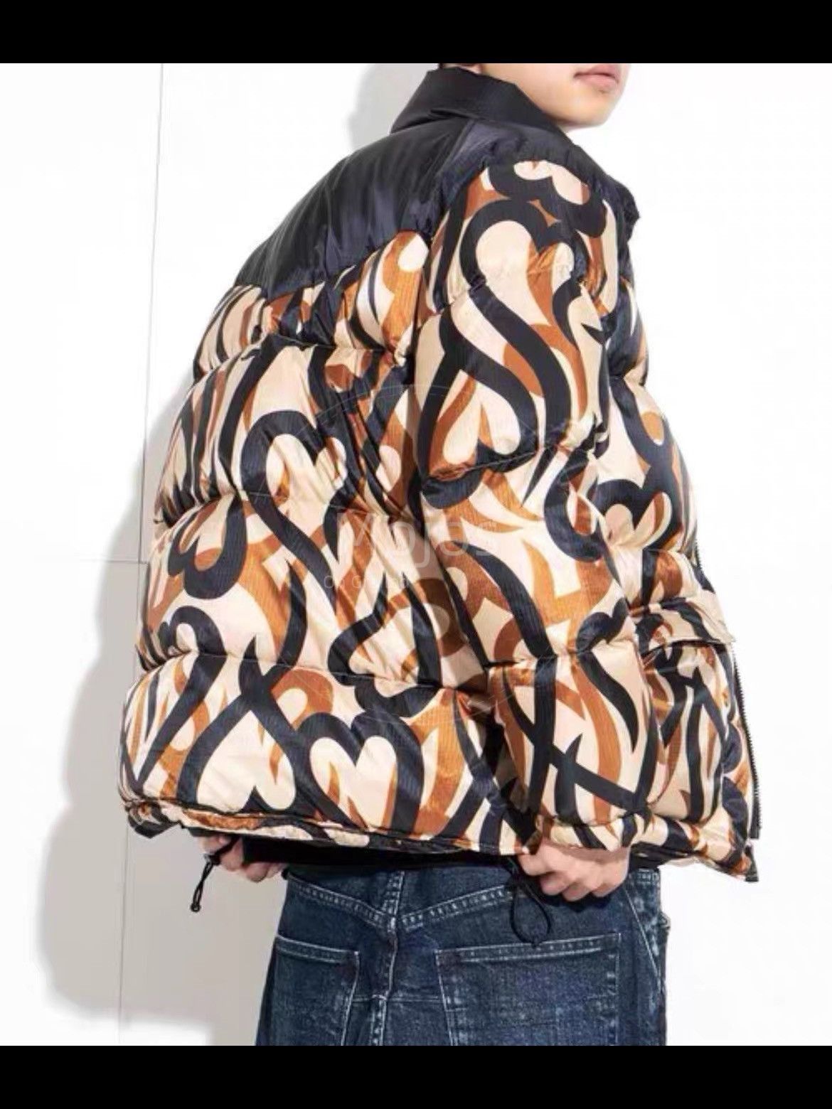Number (N)ine Number Nine Heart Tear Puffer Jacket Size US L / EU 52-54 / 3 - 6 Thumbnail