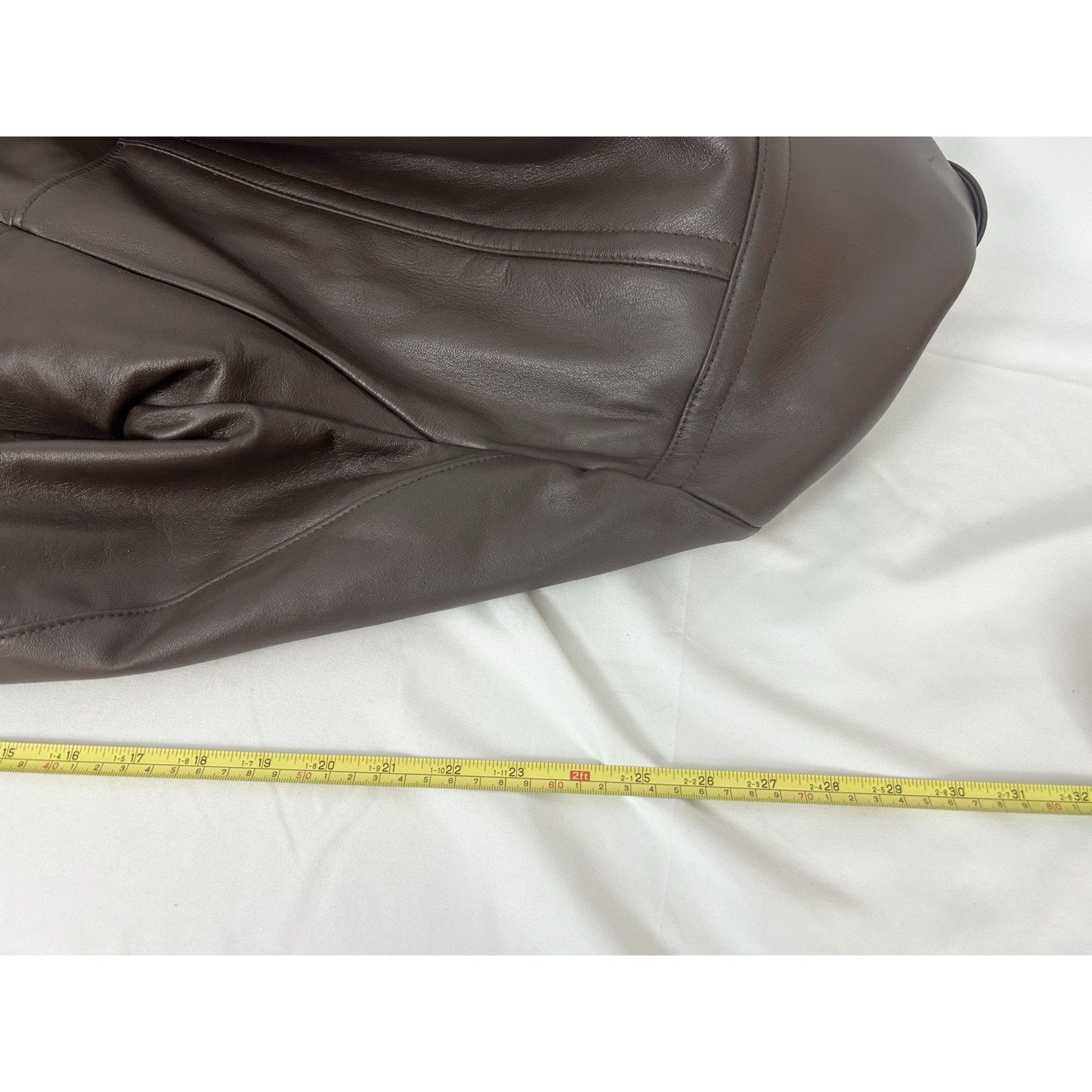 Reed VTG 90s Reed Leather Jacket Brown Overcoat XXL NWT Size US XXL / EU 58 / 5 - 14 Thumbnail