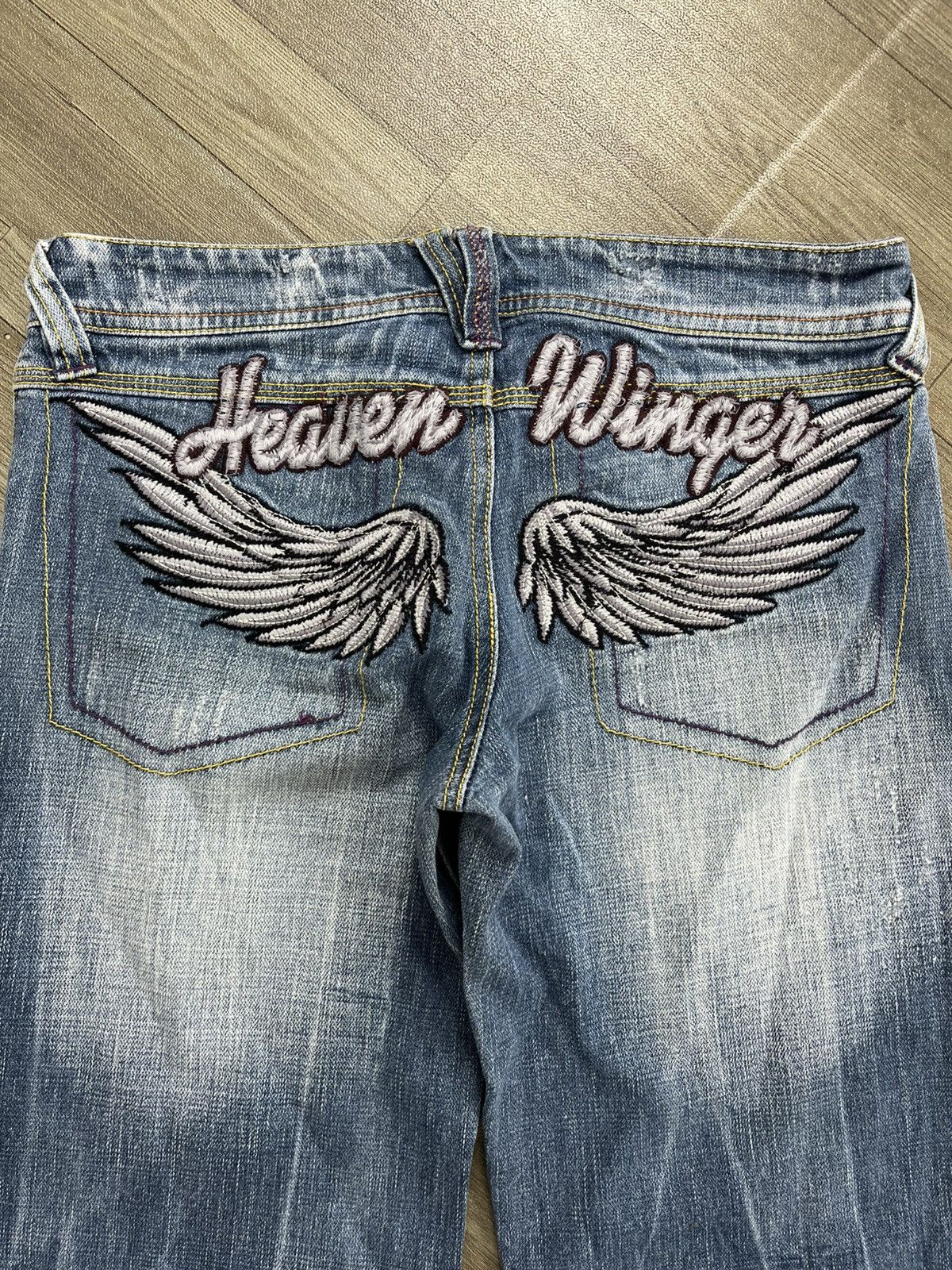 If Six Was Nine Flare Jeans High Street Japan Boot Cut Heaven Winger Jeans Size US 28 / EU 44 - 17 Thumbnail