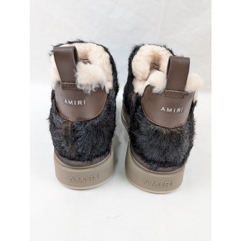 Amiri o1rshd1 Furry Malibu Boot in Brown Size US 10 / EU 43 - 19 Thumbnail