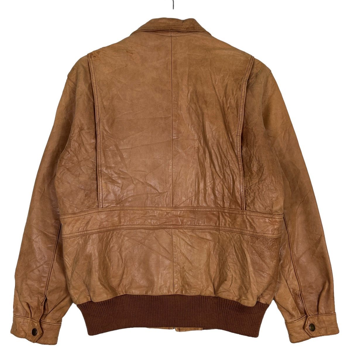 Japanese Brand 🔥 70s VINTAGE LEATHER JACKET Size US M / EU 48-50 / 2 - 8 Thumbnail
