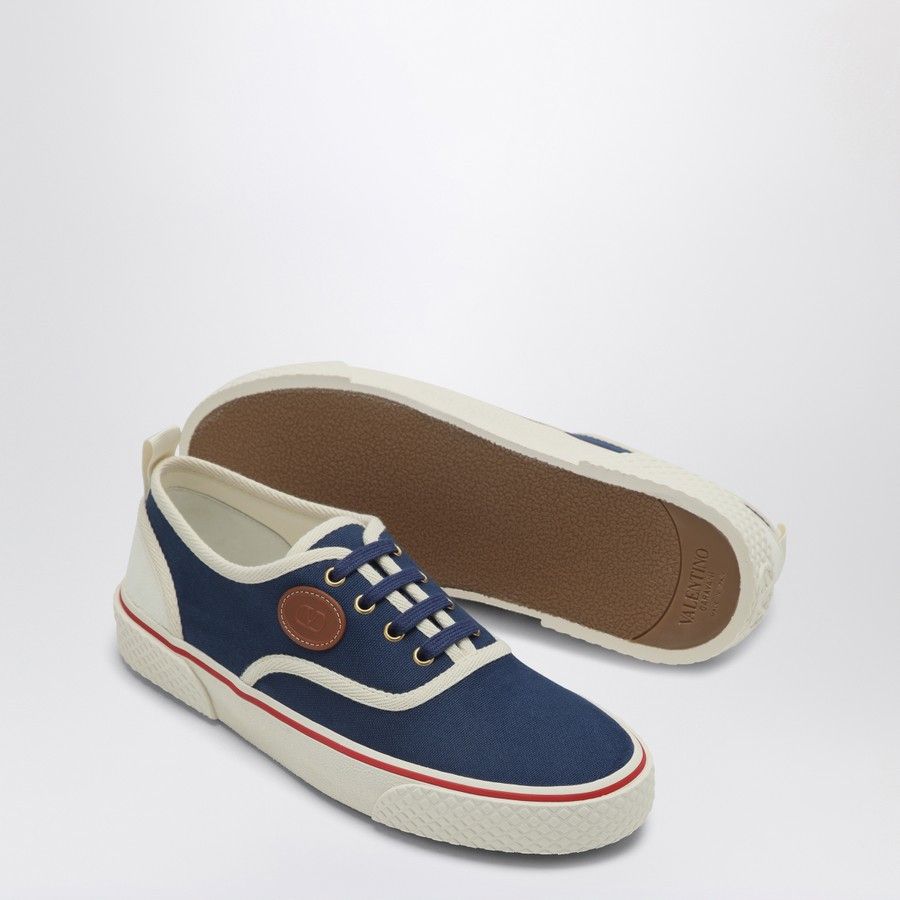Valentino o1d2blof1025 Low-Top Sneakers in Blue/White Size US 10 / EU 43 - 5 Thumbnail